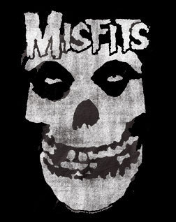 CLASSIC MISFITS SKULL AND LOGO T-SHIRT