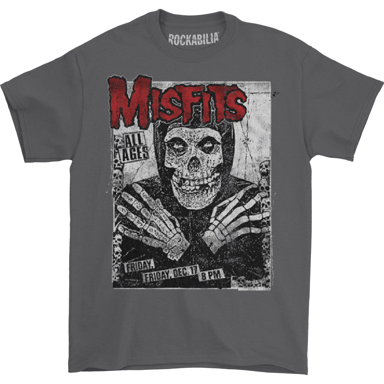 MISFITS ALL AGES SKELETON MENS T-SHIRT