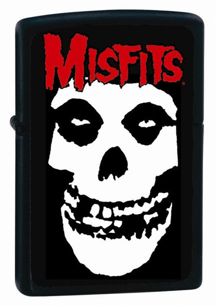 MISFITS SKULL BLACK ZIPPO