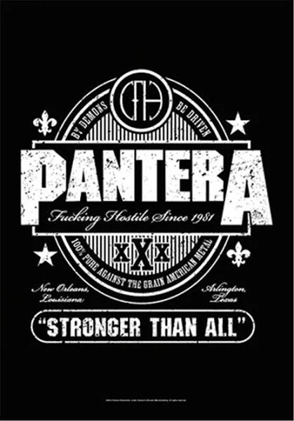 PANTERA (BEER LABEL) Flag